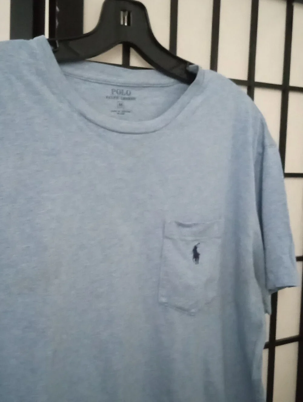 Polo by Ralph Lauren Light Blue Short Sleeve Pocket Tee